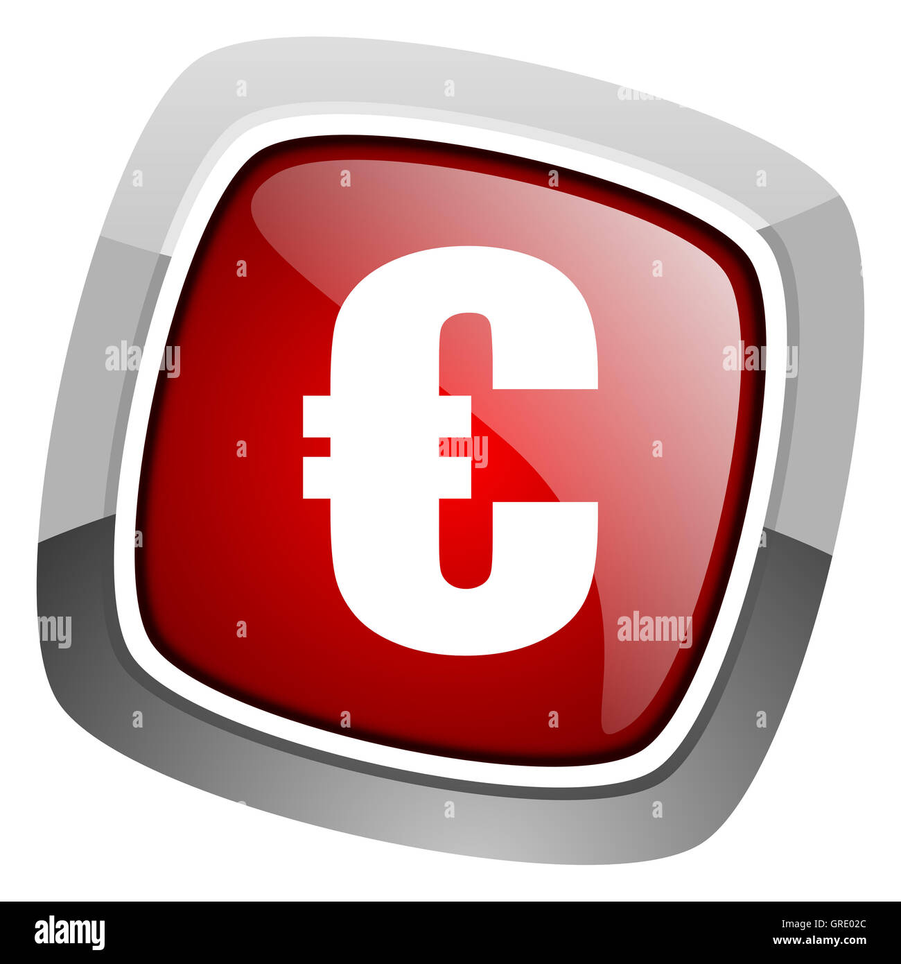 icône de l’euro Banque D'Images