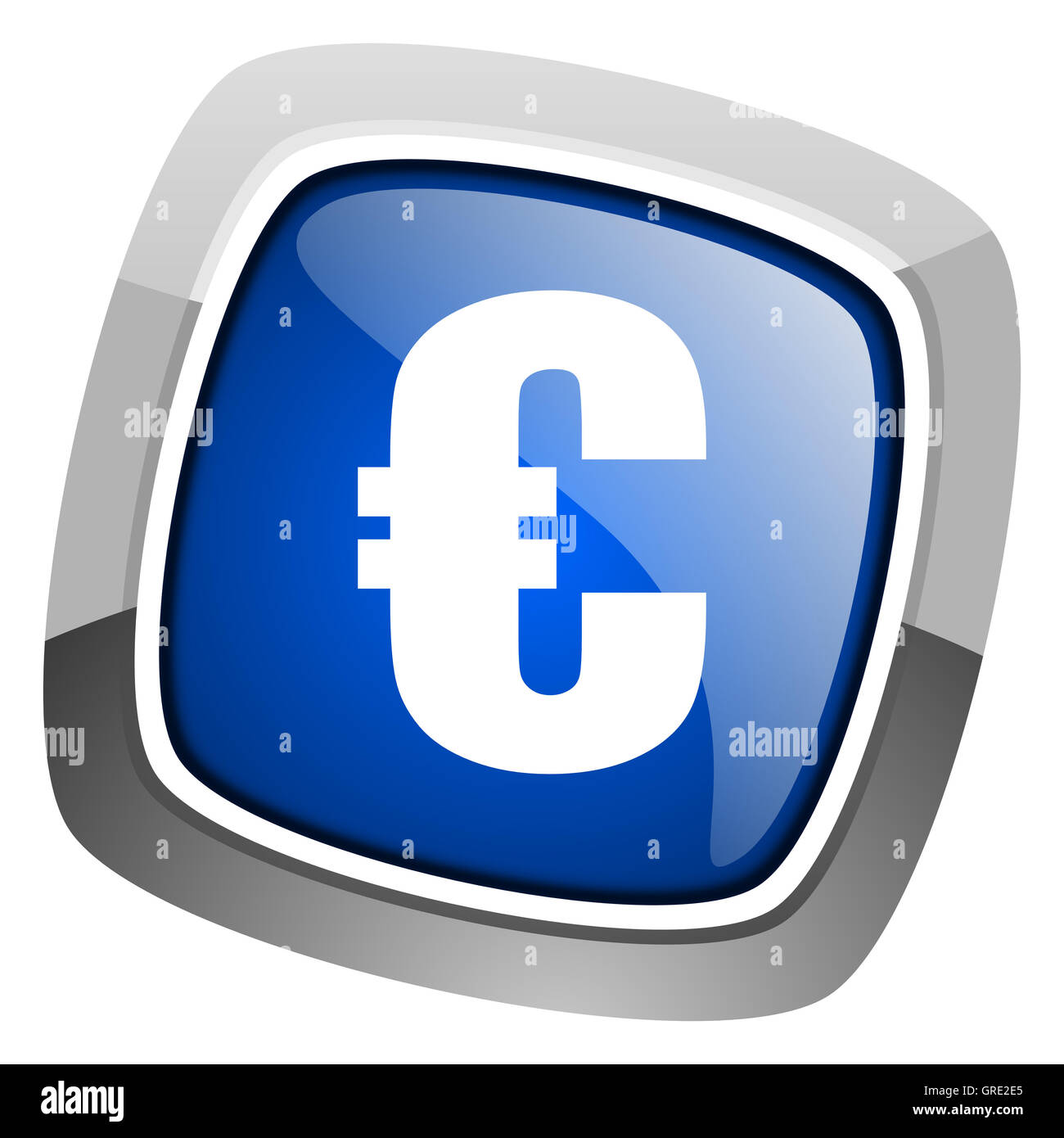 icône de l’euro Banque D'Images