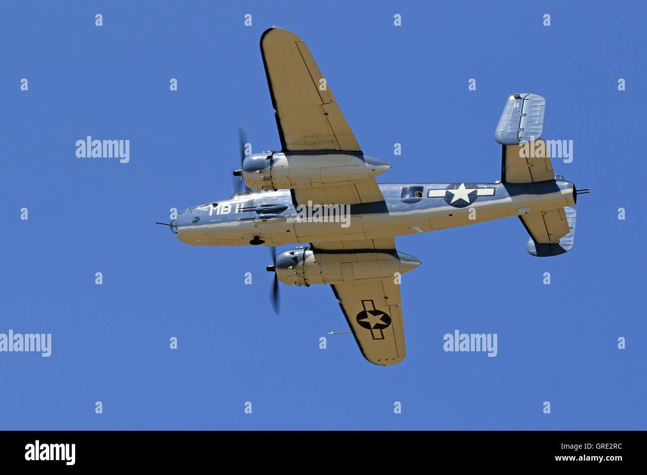 La DEUXIÈME GUERRE MONDIALE avion vintage B-25 Mitchell PBJ bombardiers ...