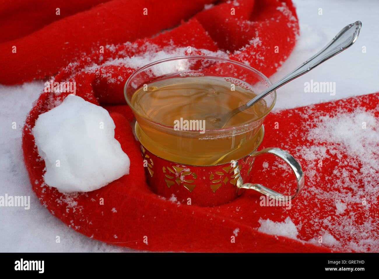 Tisane contre le rhume Banque D'Images