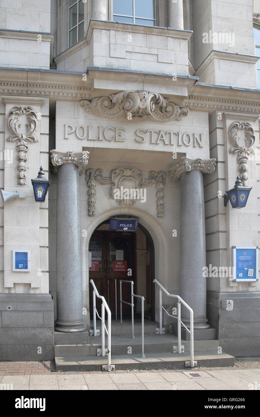 La station de police de West Midlands Birmingham Banque D'Images