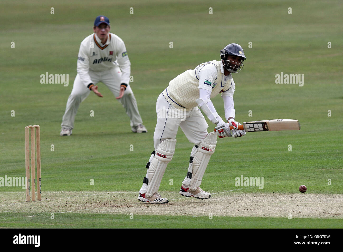 Dans Thirimanne Lahiru action au bâton pour le Sri Lanka - Essex contre le Sri Lanka - Office de match de cricket au sol du comté de Ford, Chelmsford - 10/06/11 Banque D'Images