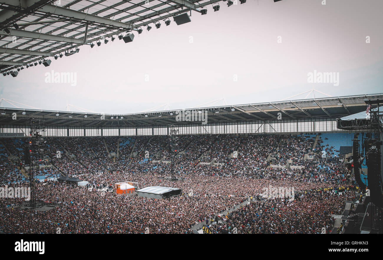 Bruce Springsteen joue au concert MTV à la Ricoh Arena de Coventry Banque D'Images