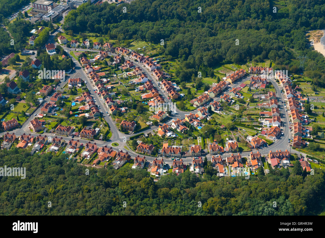 Moselle (57), Freyming Merlebach, citer miniere Reumaux // France, Moselle (57), Freyming Merlebach, les mineurs de charbon de l'are résidentiel Banque D'Images