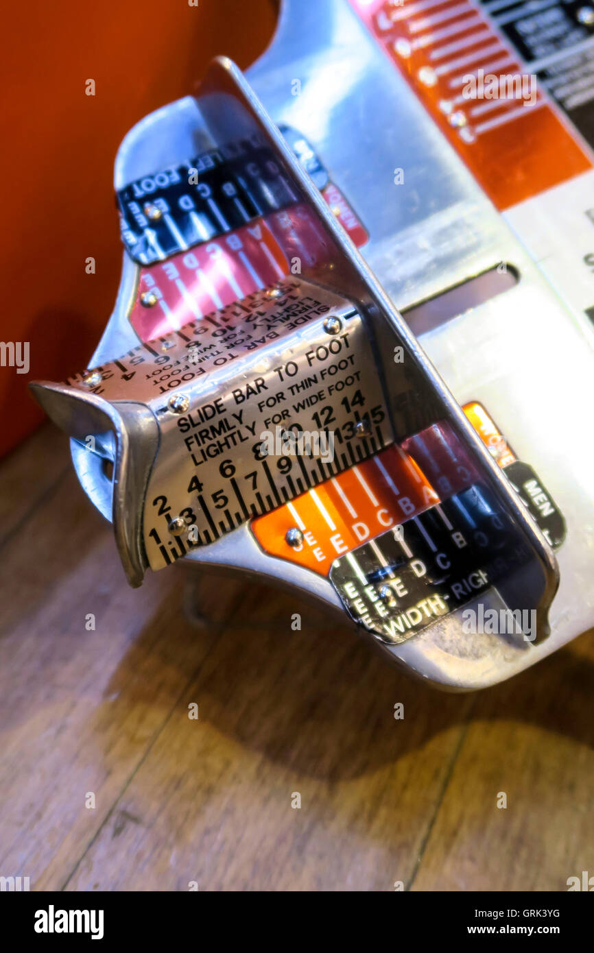 Brannock Device Still Life, USA Banque D'Images