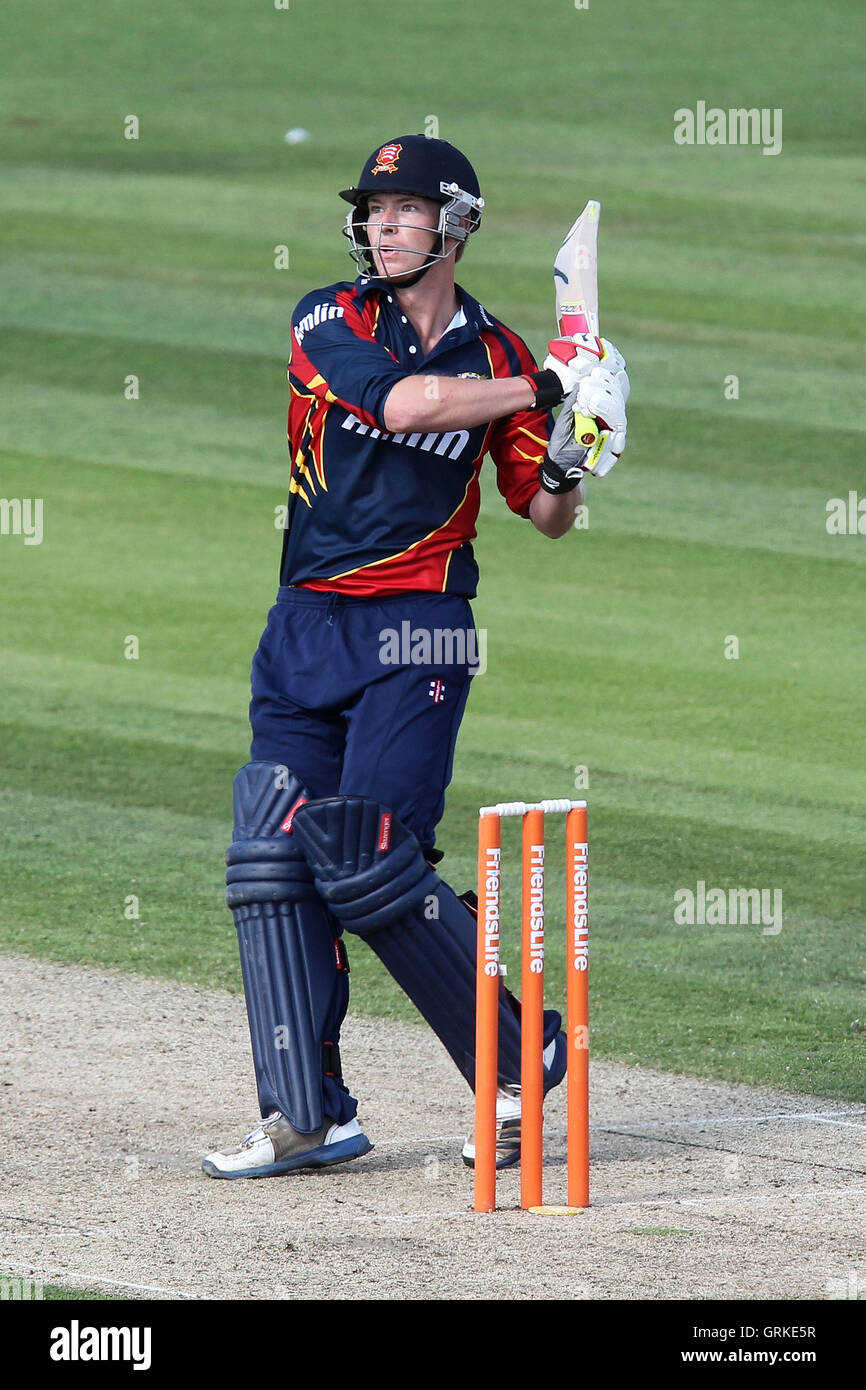 Tom Westley en action au bâton d'Essex - Sussex Sharks vs Essex Eagles - La vie d'amis T20 Cricket au sol, comté de Probiz Hove - 24/06/12 Banque D'Images