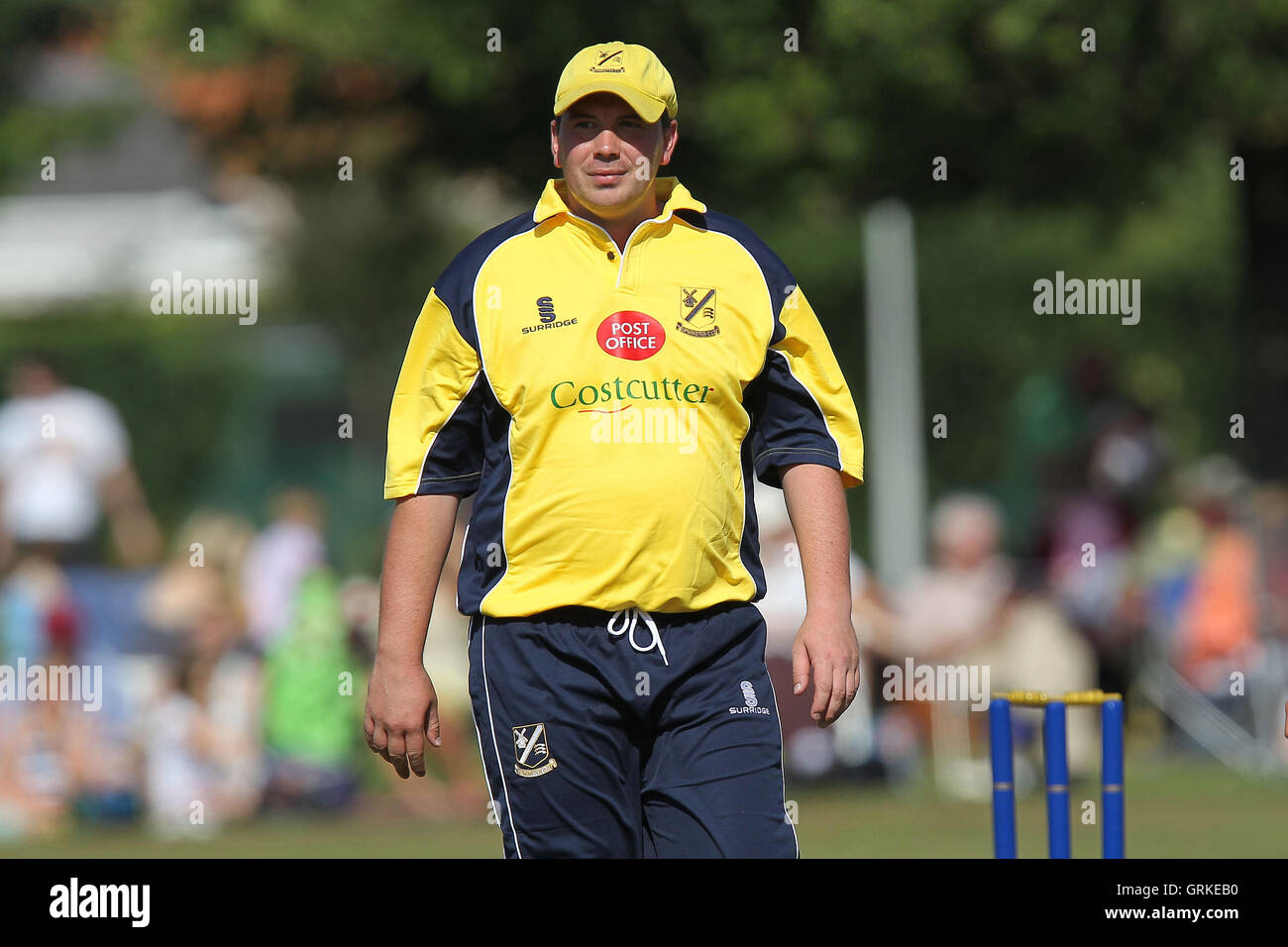 Upminster CC vs Essex CCC - Graham Napier Cricket Match Prestations à Upminster Park - 09/09/12 Banque D'Images