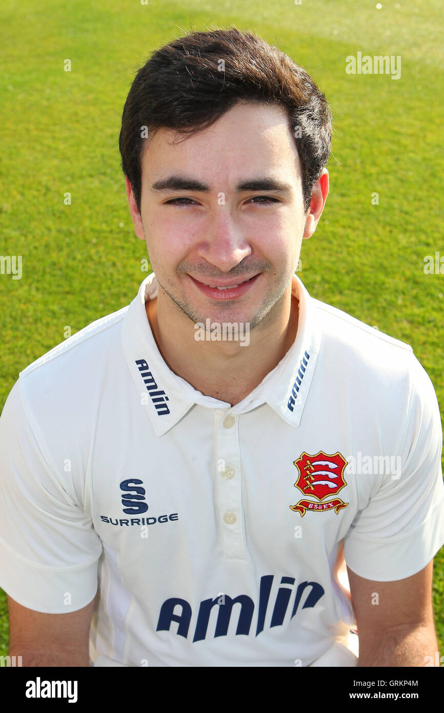 Harry Levy d'Essex Essex CCC CCC Academy - Journée de la presse à l'Essex County Ground, Chelmsford - 01/04/14 Banque D'Images