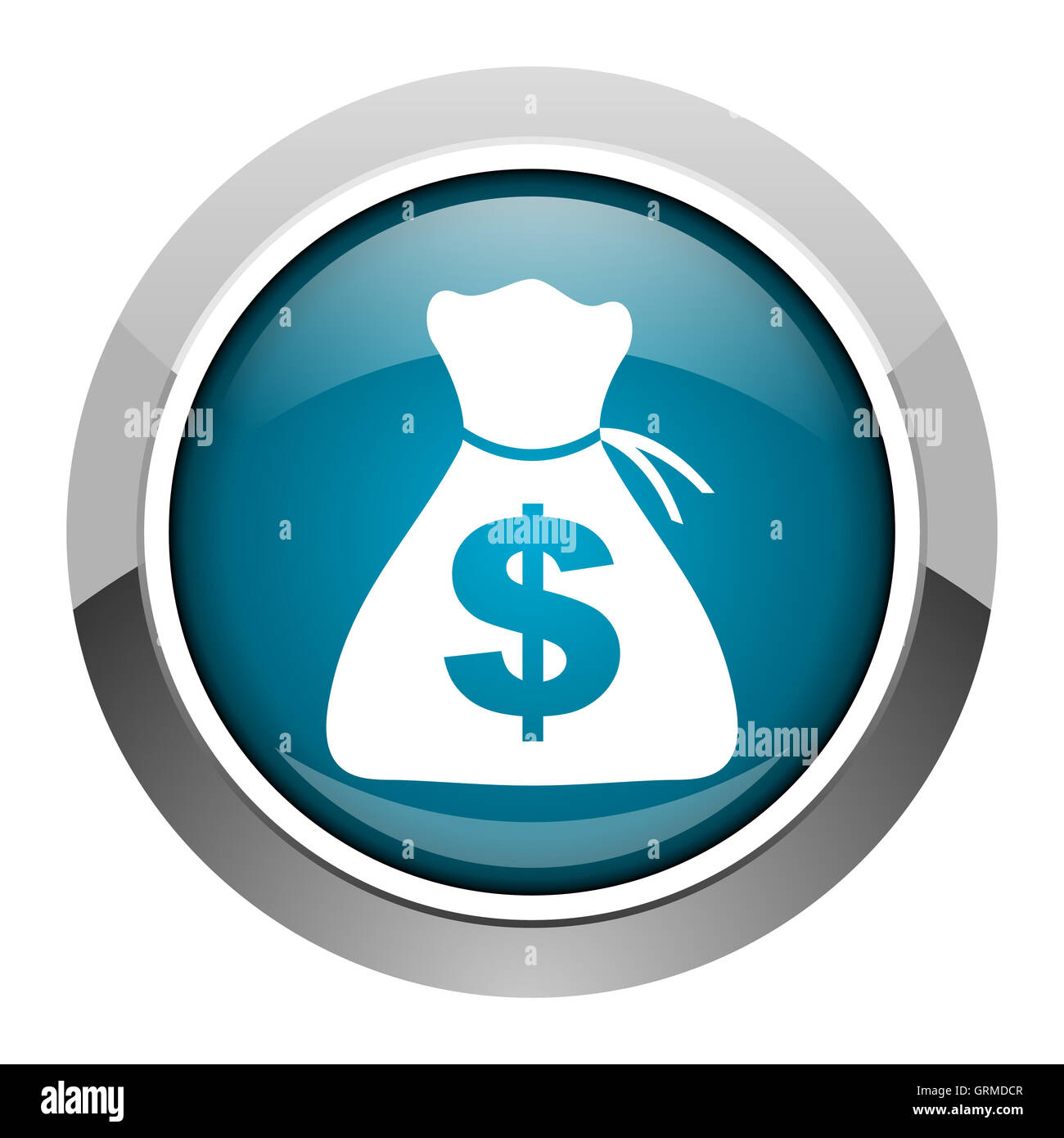 icône d’argent Banque D'Images