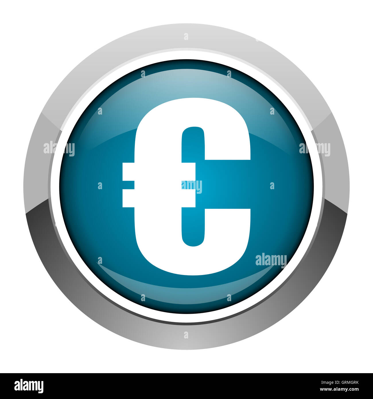 icône de l’euro Banque D'Images