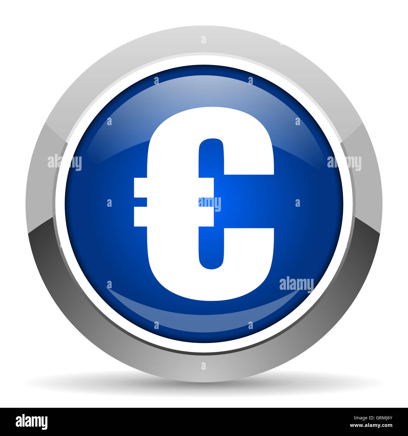 icône de l’euro Banque D'Images