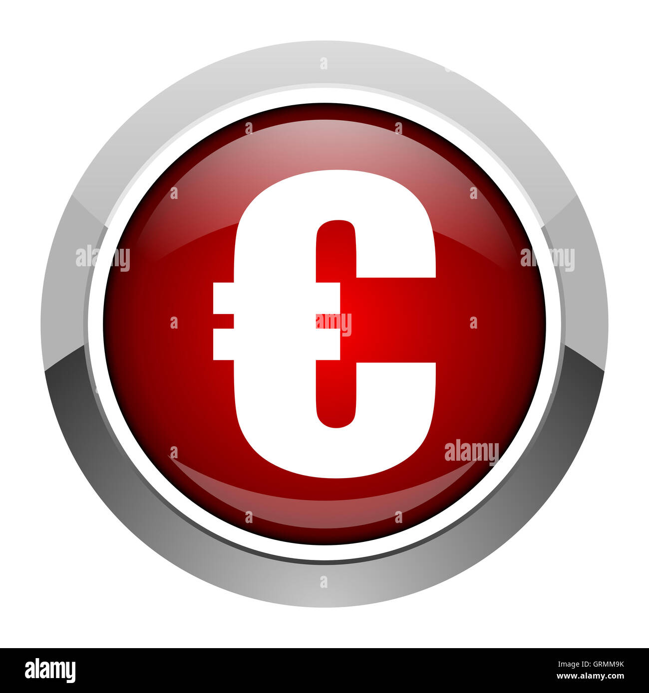 icône de l’euro Banque D'Images