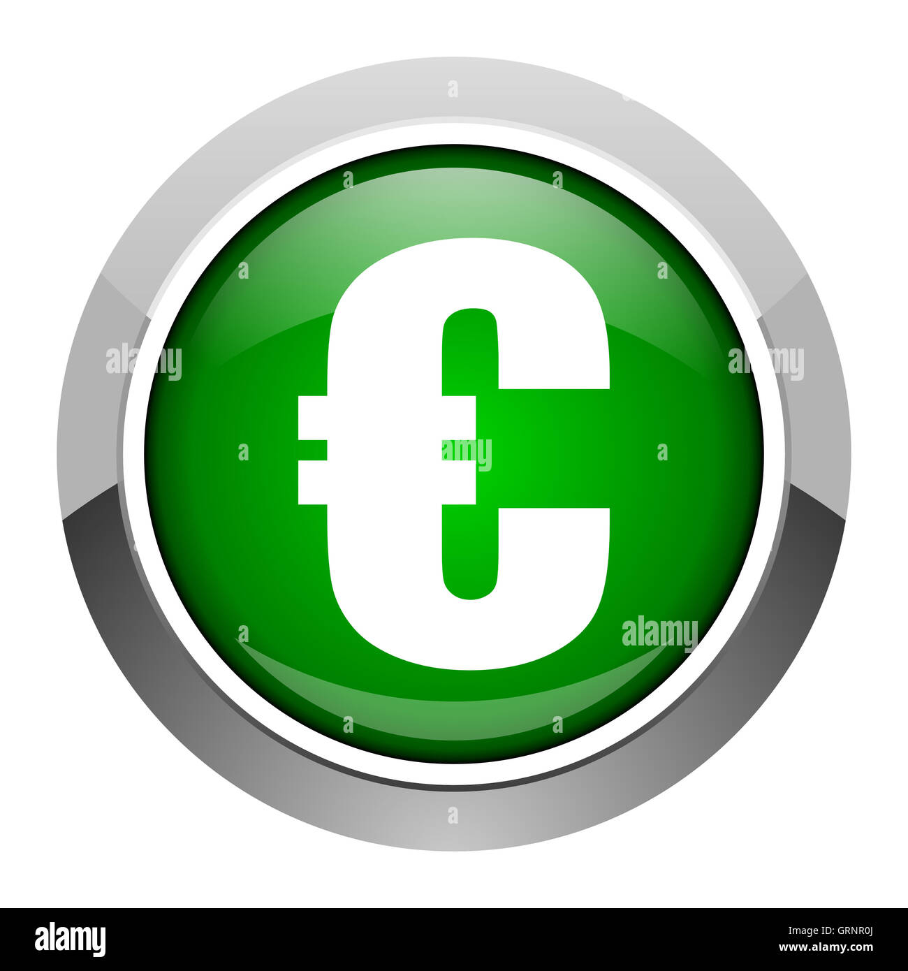 icône de l’euro Banque D'Images