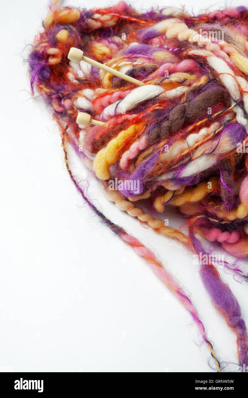 Image de fils de laine et de mohair couleur collection Banque D'Images