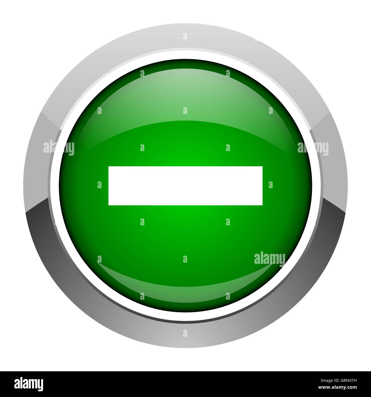 moins l’icône Banque D'Images