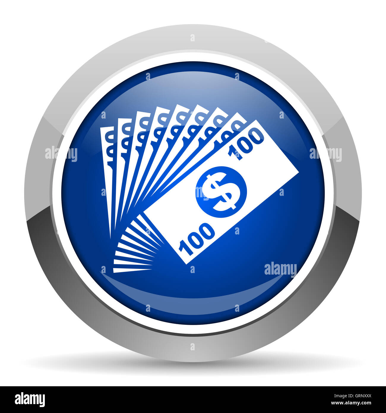 icône d’argent Banque D'Images