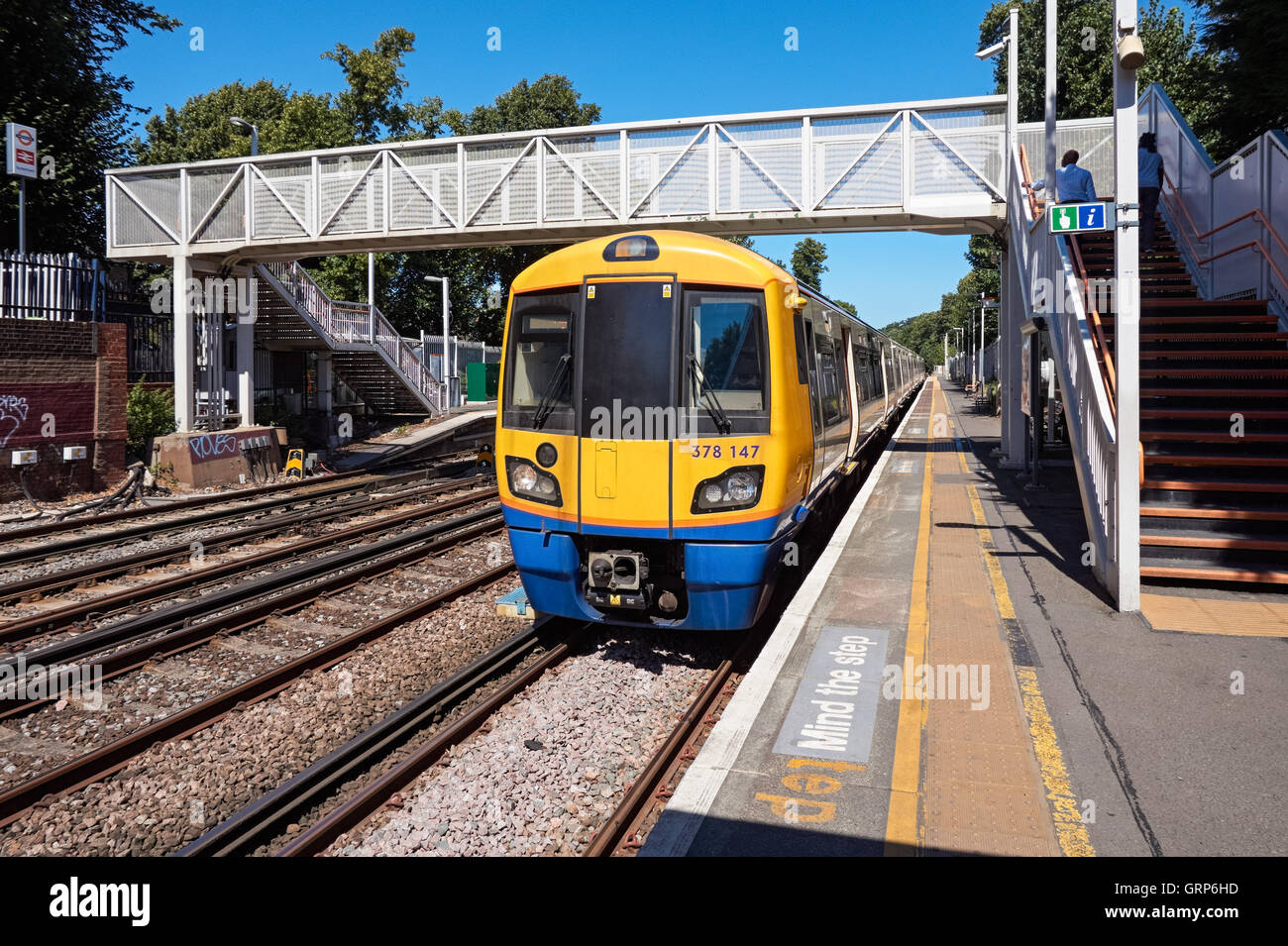 La station de train aérien à Sydenham, Londres Angleterre Royaume-Uni UK Banque D'Images