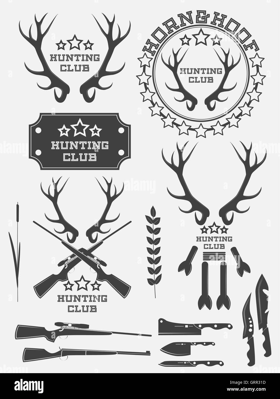 Logo de chasse Banque de photographies et d’images à haute résolution