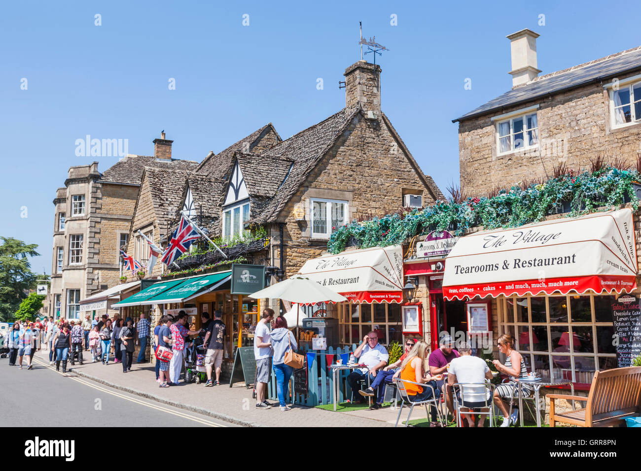 L'Angleterre, Gloucestershire, Cotswolds, Bourton-on-the-water Banque D'Images