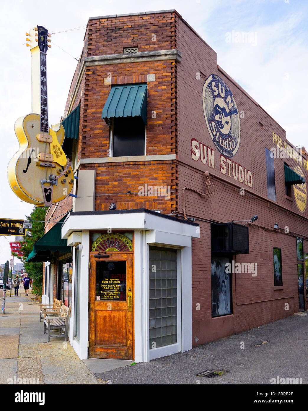Sun Studio à Memphis, Tennessee. Banque D'Images