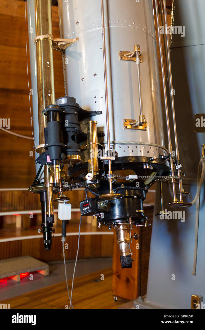 Flagstaff, Arizona - Le télescope de Clark à l'Observatoire Lowell. Banque D'Images