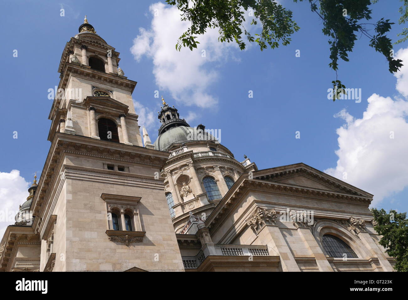 St Stephen's Basilica, conçu par Jozsef Hild, Budapest, Hongrie Banque D'Images