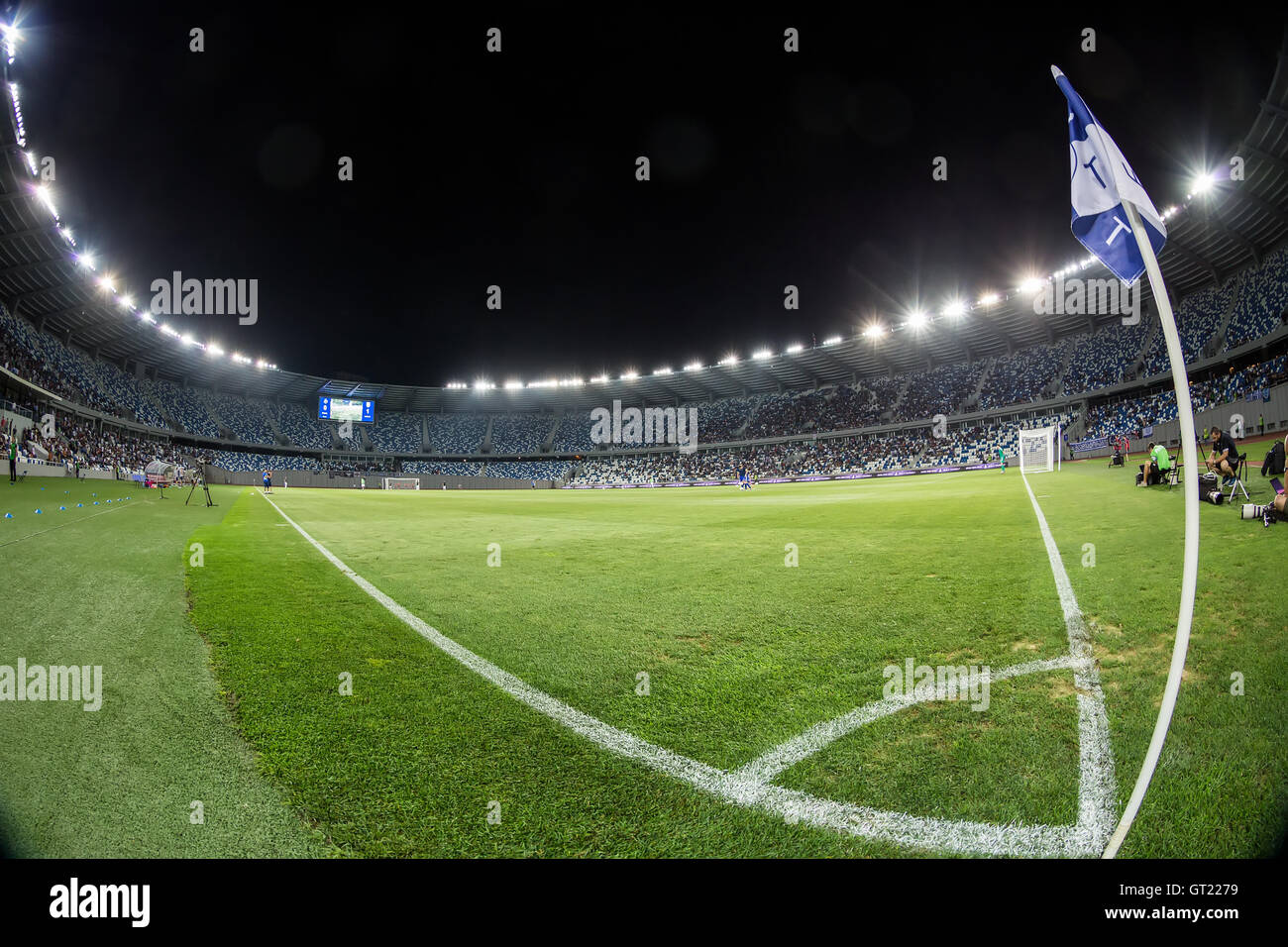 Tbilissi, Géorgie - 18 août 2016 : vue de l'Intérieur Boris Paichadze Arène Dinamo lors de l'UEFA Europa League, premier tour de Banque D'Images