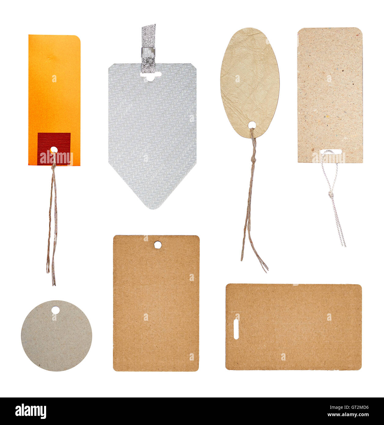 Collection d'étiquettes et étiquettes de prix Banque D'Images