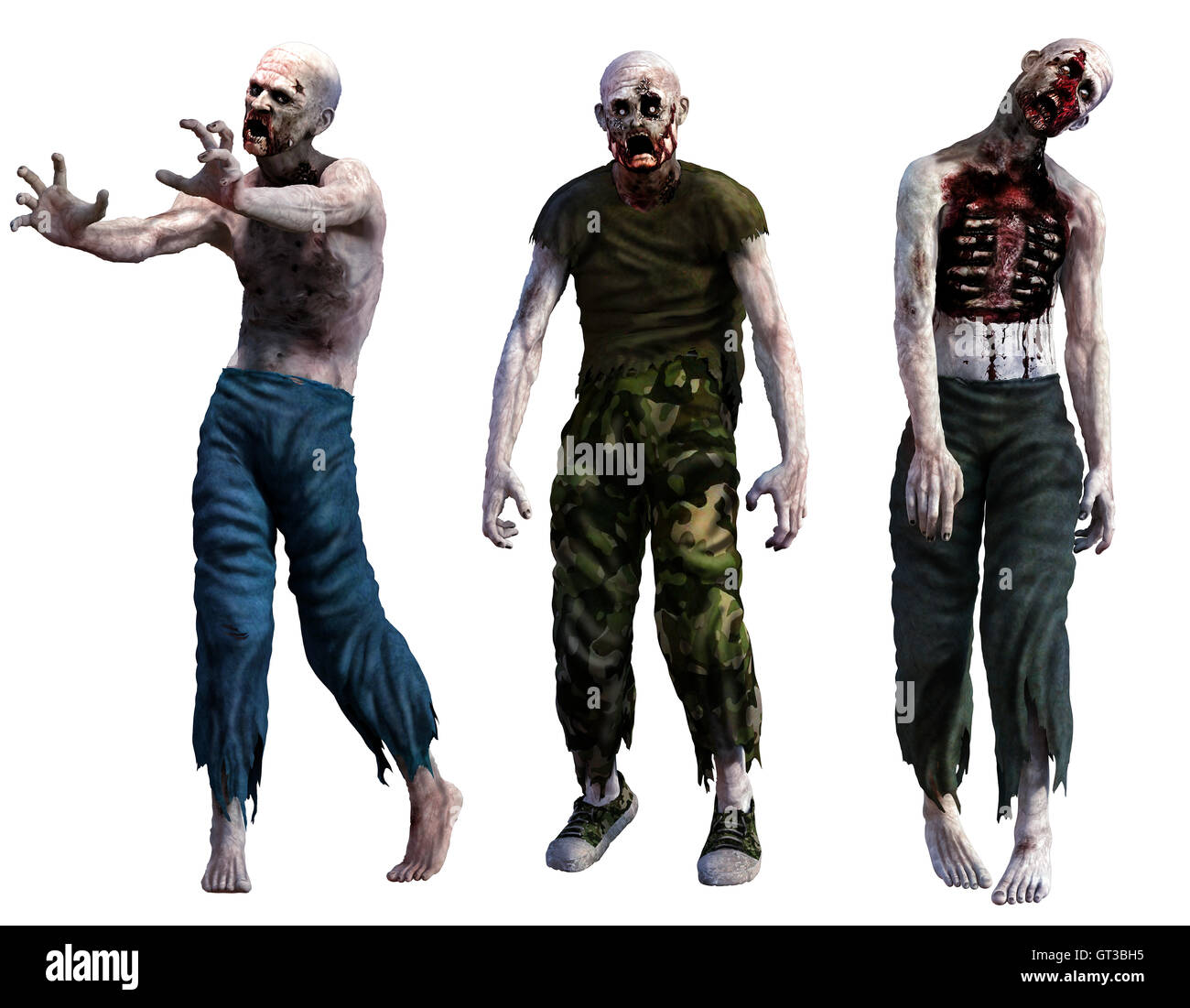 Zombies Banque D'Images