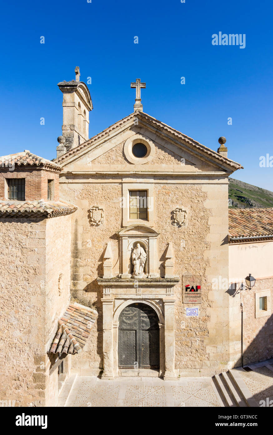 Fundación Antonio Pérez installé dans le Convento de las Carmelitas Descalzas, Cuenca, Castilla La Mancha, Espagne Banque D'Images