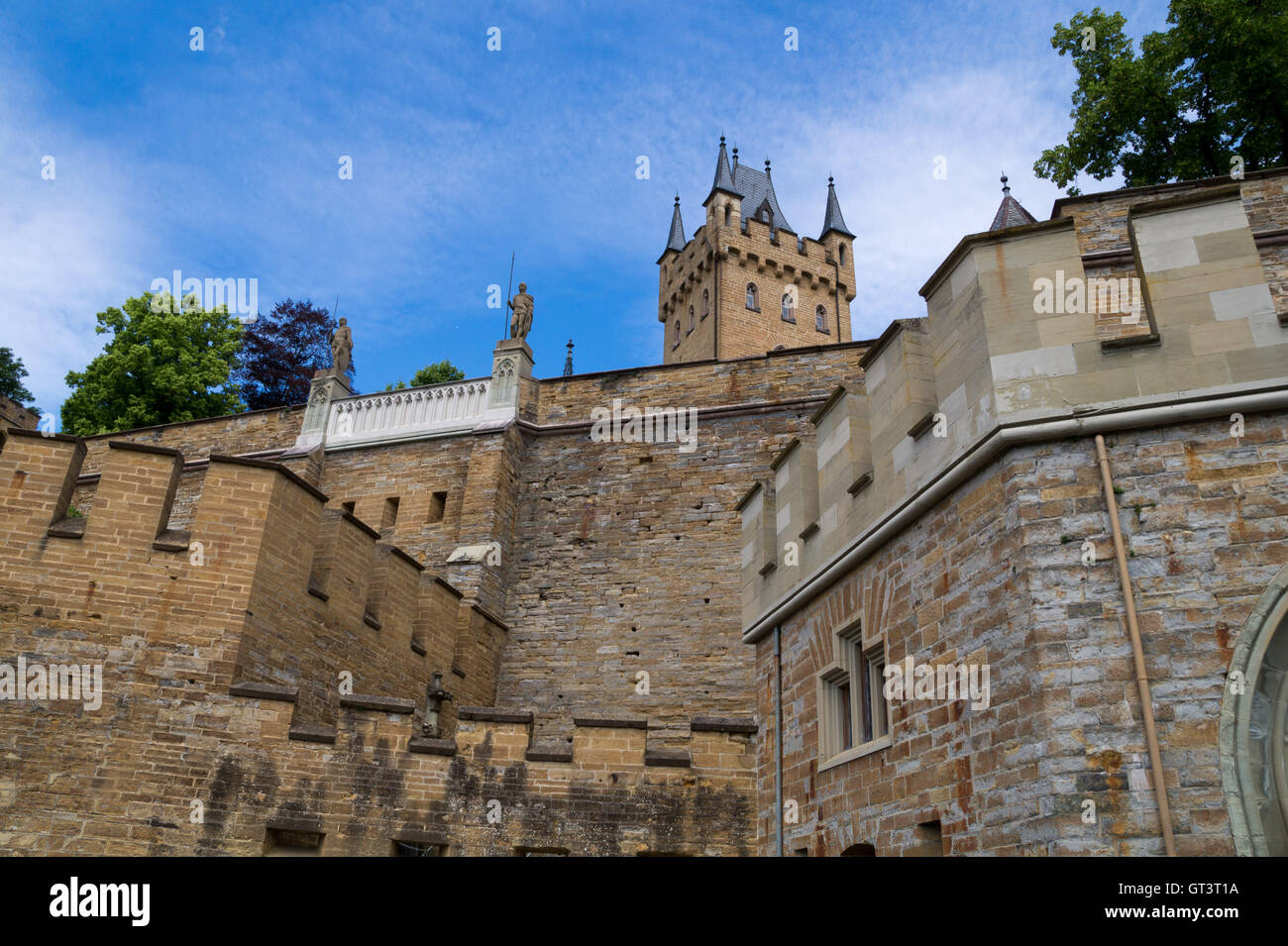 Le Château de Hohenzollern Banque D'Images