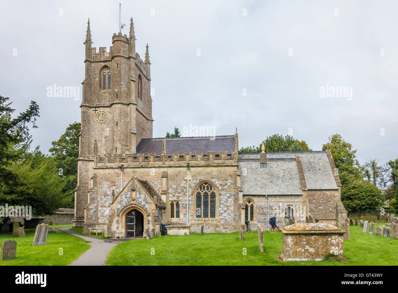 St James Church Avebury Wiltshire, Angleterre Banque D'Images