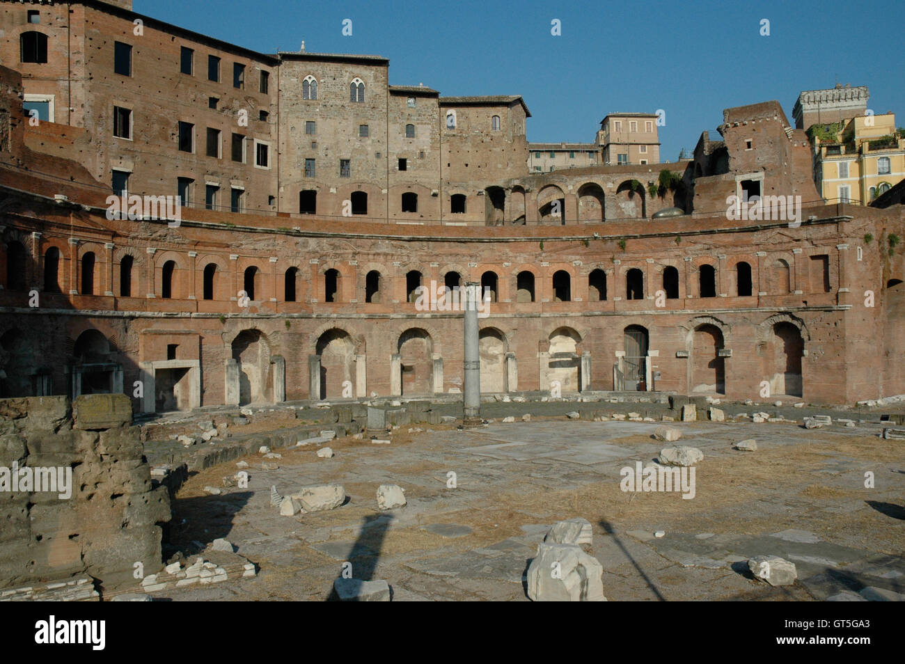 Marchés de Trajan, Rome Banque D'Images