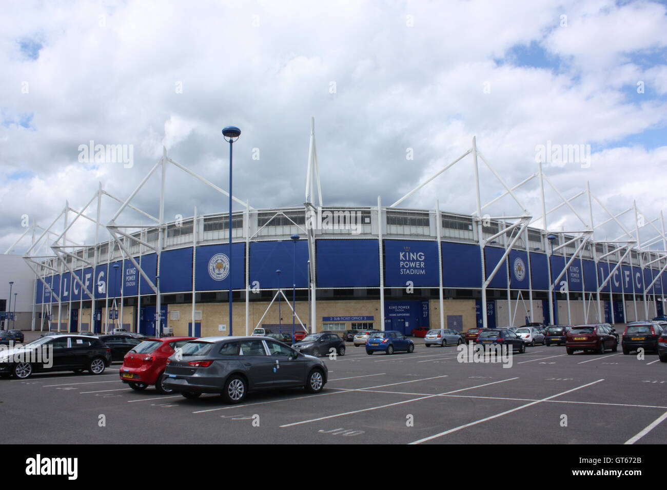 La King Power Stadium à Leicester, Angleterre, RU Banque D'Images