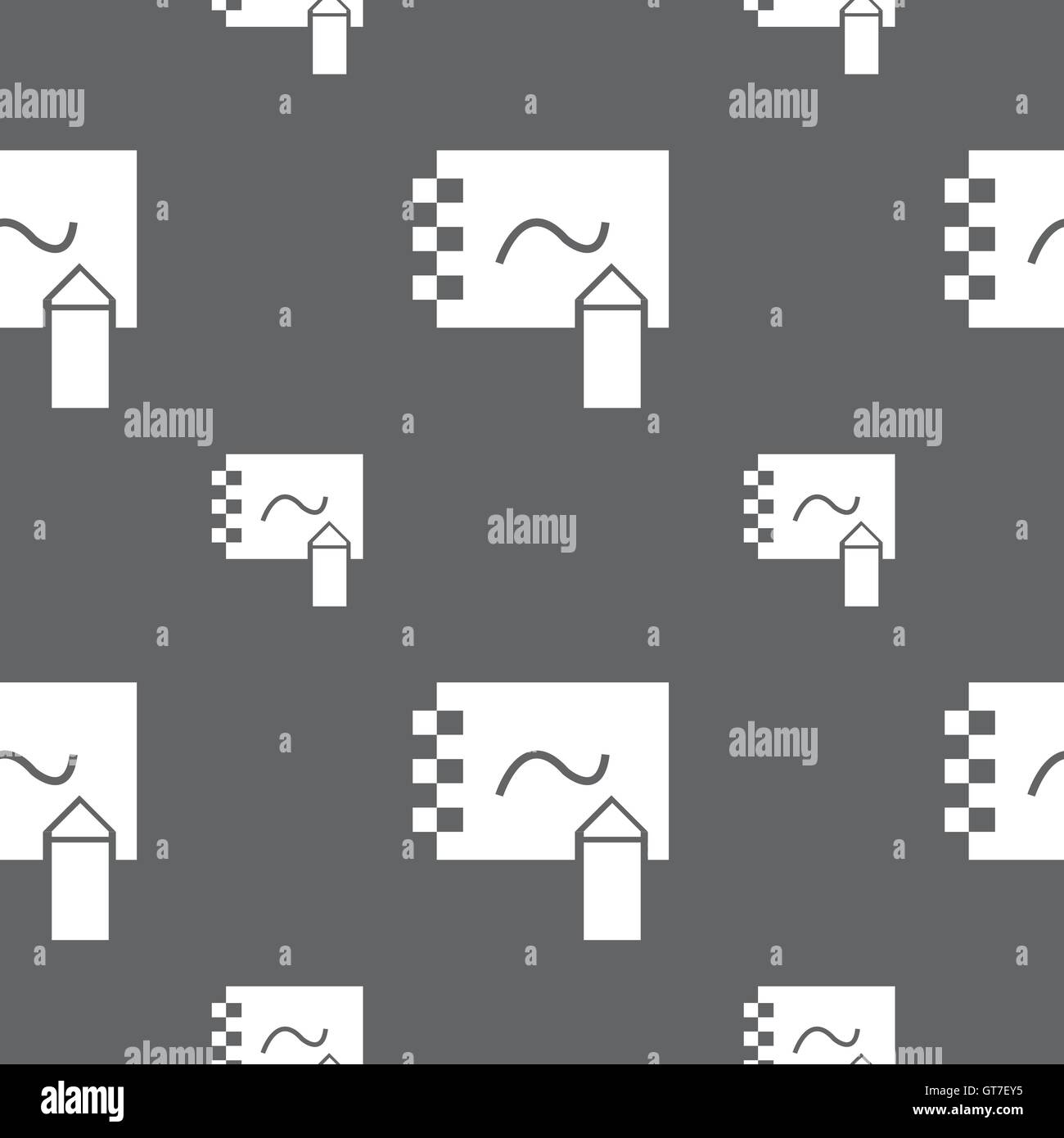 L'icône ordinateur portable signe. Motif transparente sur un fond gris. Vector Illustration de Vecteur