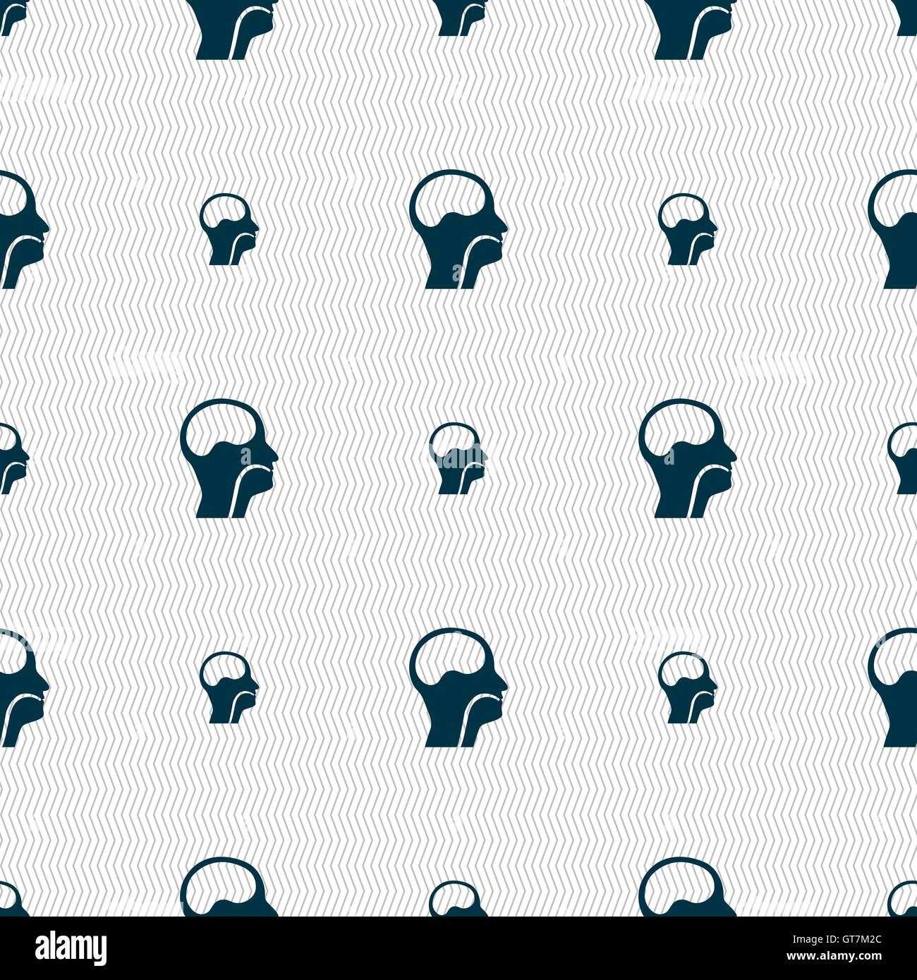 Le larynx, Médecins Oto-rhino-laryngologie signe. Motif géométrique transparente avec la texture. Vector Illustration de Vecteur