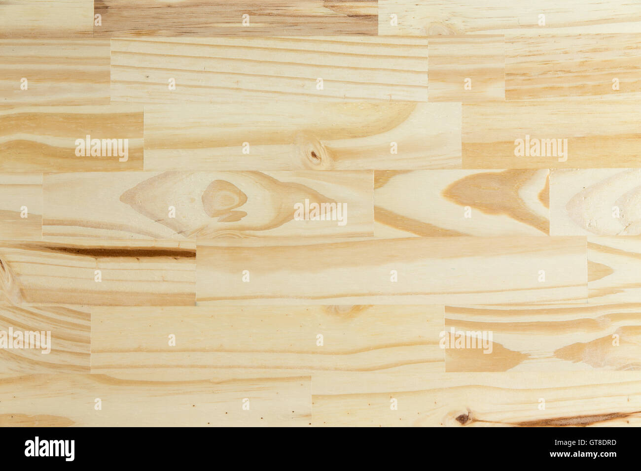 Fond en bois clair avec un motif de décoration en bois composé de lamelles les planches courtes, en ce qui concerne le décor intérieur, full frame nat Banque D'Images