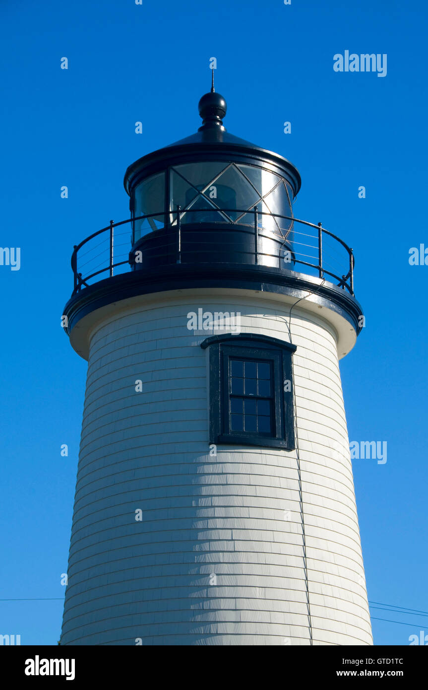 Phare de l'île de Plum, Plum Island, Massachusetts Banque D'Images