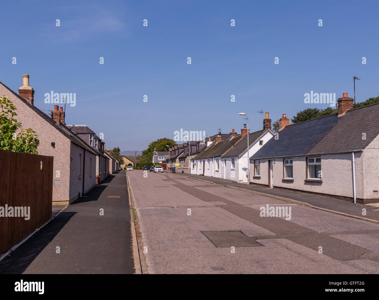 Le petit village de Luthermuir dans le comté de l'Aberdeenshire, Ecosse, Royaume-Uni Banque D'Images