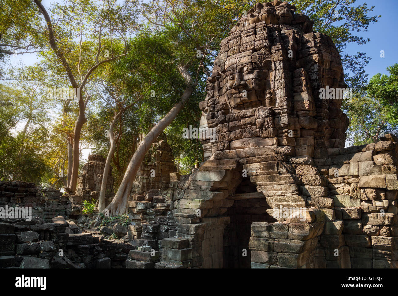 Temple de Banteay Chhmar, Cambodge Banque D'Images