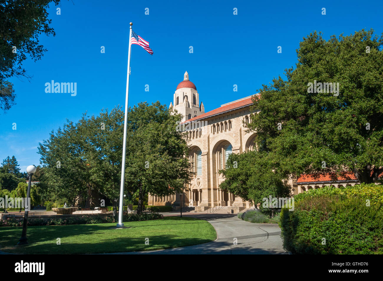 Campus de l'Université de Stanford à Palo Alto, Californie Banque D'Images
