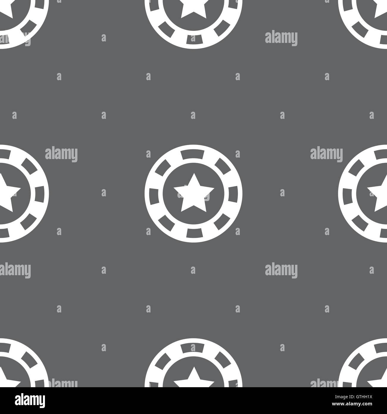 L'icône Casino signe. Motif transparente sur un fond gris. Vector Illustration de Vecteur