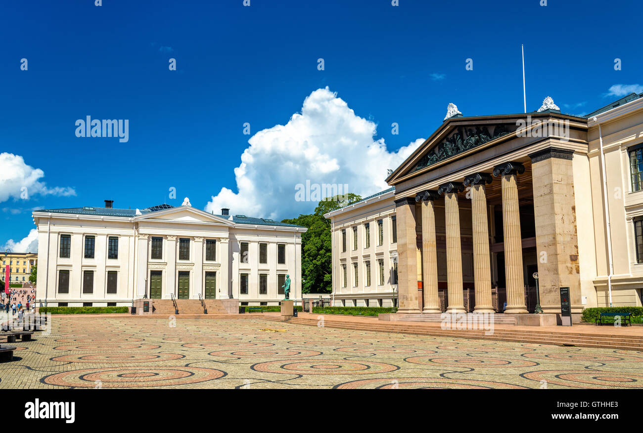 Faculté de droit de l'Université d'Oslo Banque D'Images