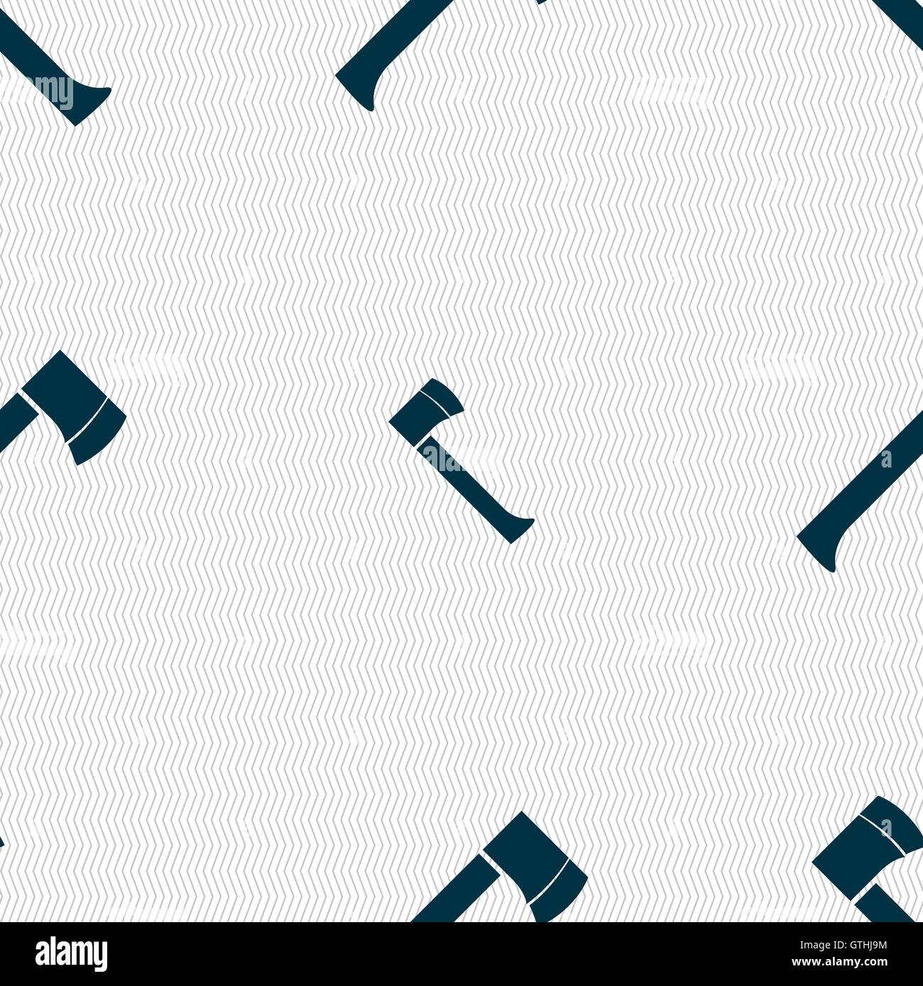 Icône ax signe. Motif géométrique transparente avec la texture. Vector Illustration de Vecteur