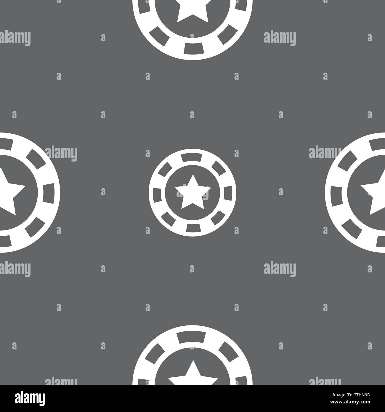 L'icône Casino signe. Motif transparente sur un fond gris. Vector Illustration de Vecteur