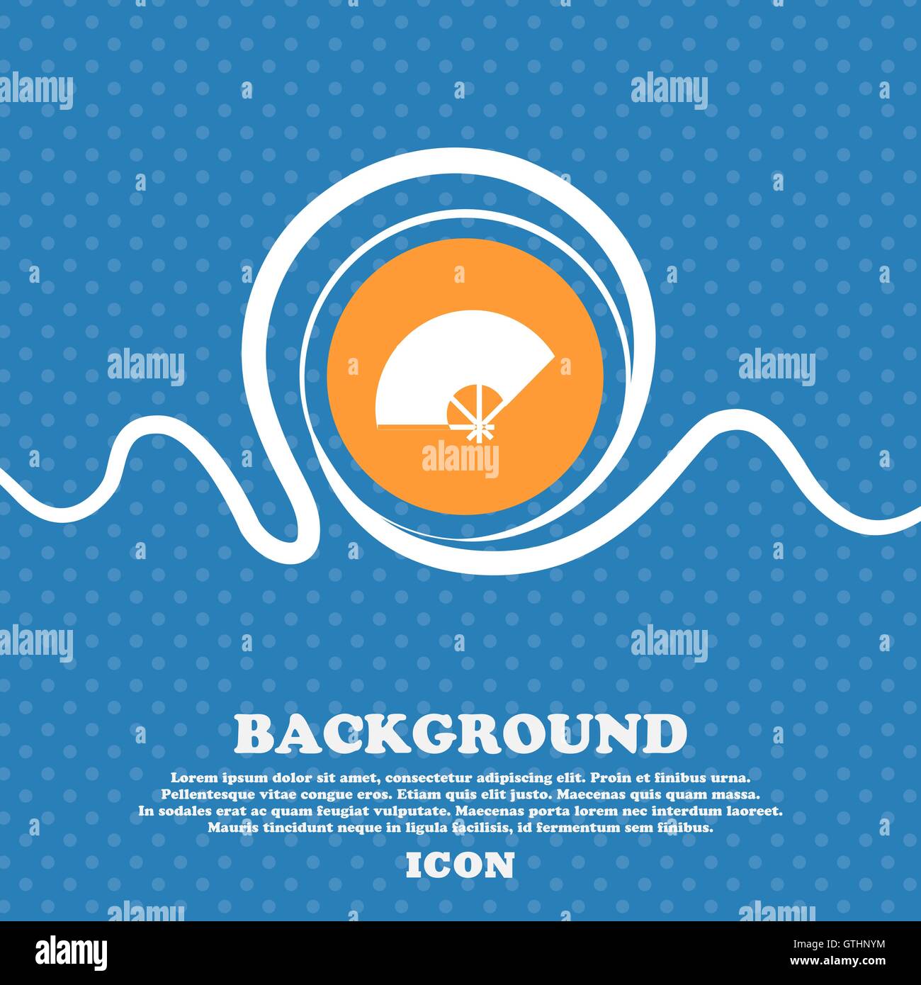 L'icône du ventilateur signe. Résumé fond bleu et blanc avec espace pour texte et votre design. Vector Illustration de Vecteur L'icône du ventilateur signe. Résumé fond bleu et blanc avec espace pour texte et votre design. Vector Illustration de Vecteur