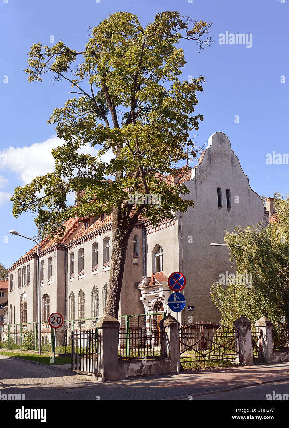 Bydgoszcz, Pologne - 1 septembre 2016 : l'ancien mess des officiers du 44e Régiment d'infanterie Graf Donhoff (7e) de Prusse Orientale Banque D'Images