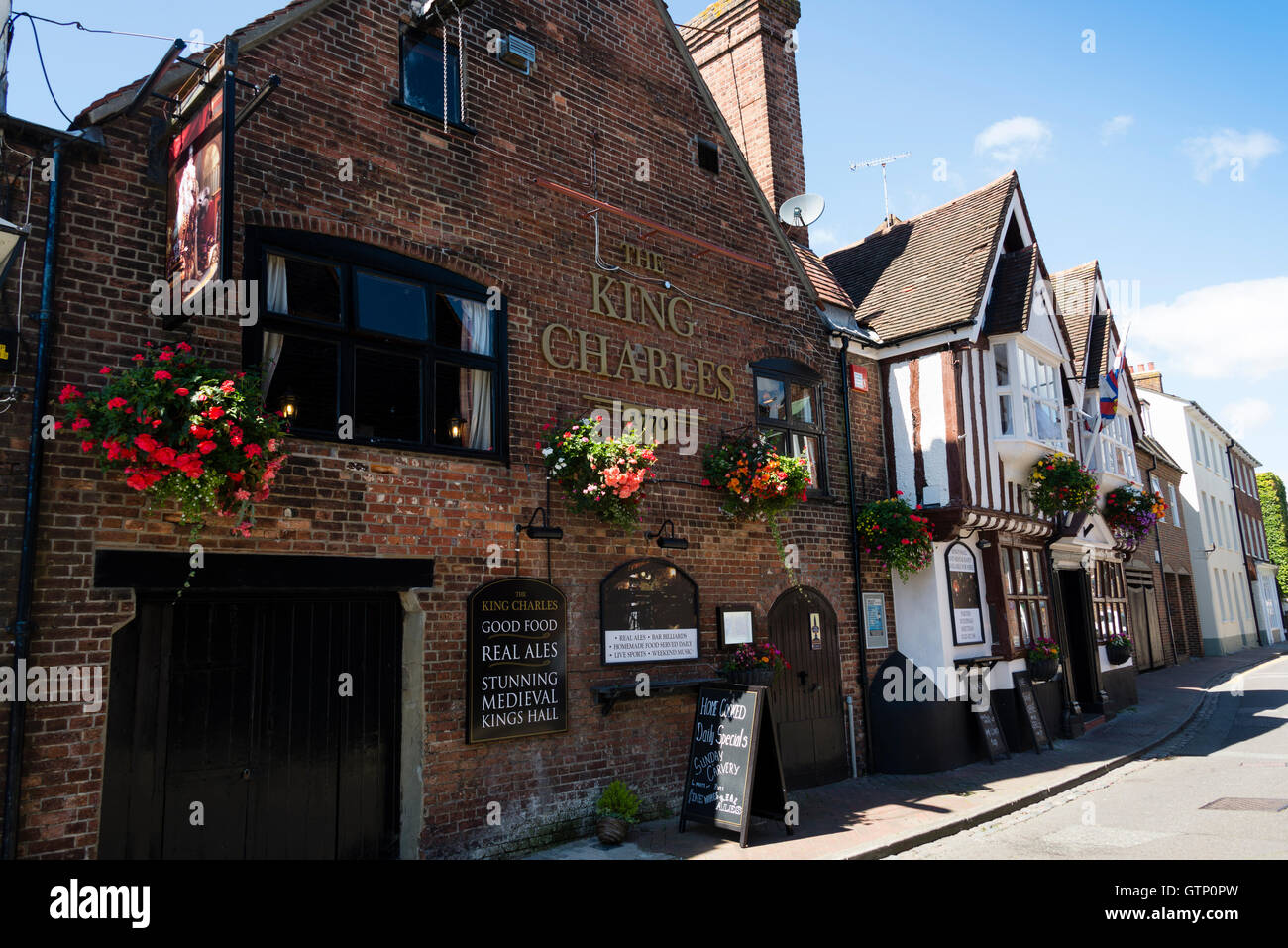 Le Roi Charles pub, Poole, Dorset, England, UK. Banque D'Images