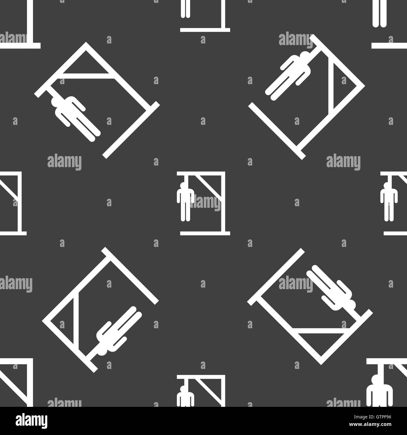 Concept de suicide se déconnecter icône. Motif transparente sur un fond gris. Vector Illustration de Vecteur