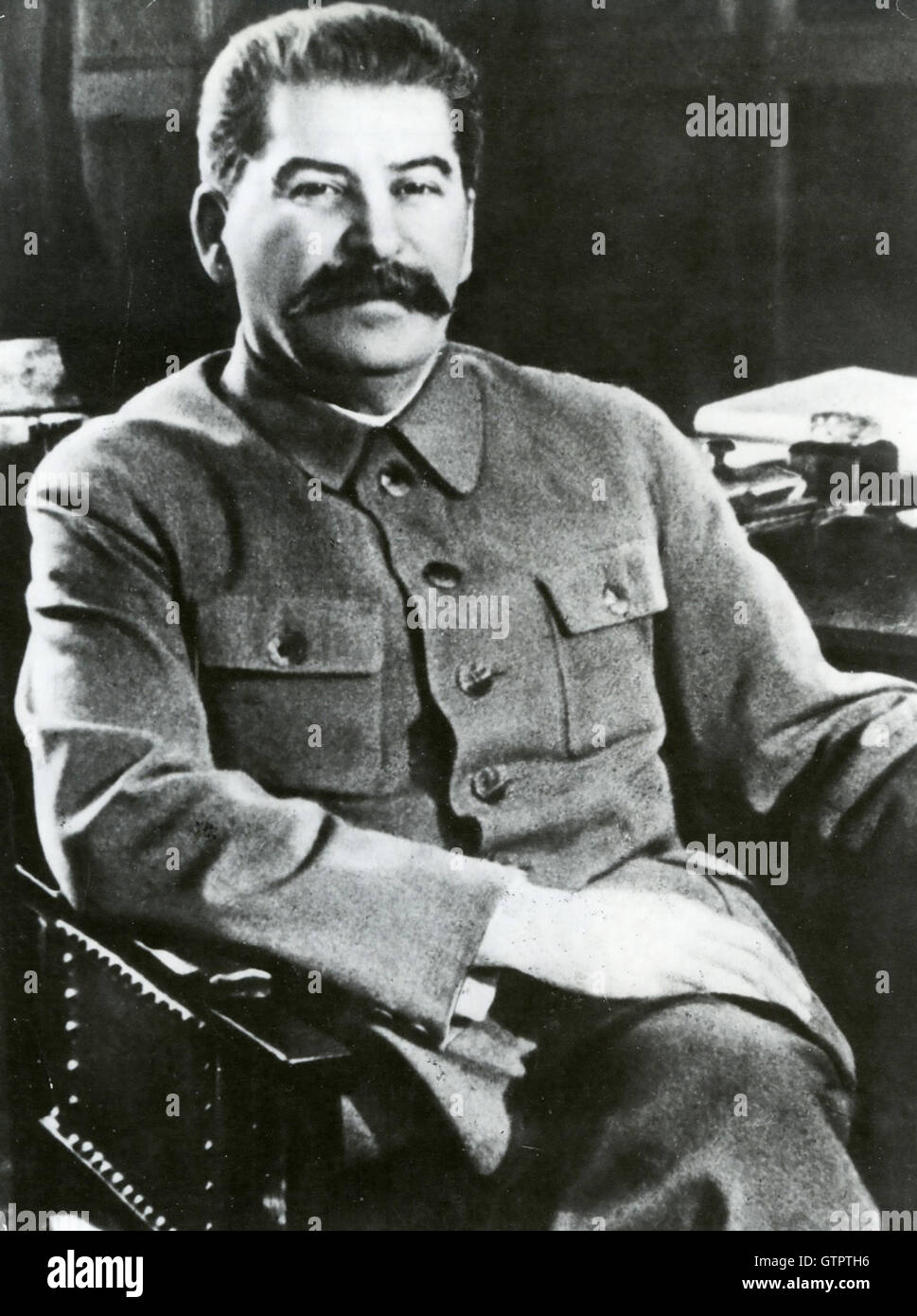 JOSEPH STALINE (1878-1953) dirigeant soviétique de 1942 Banque D'Images
